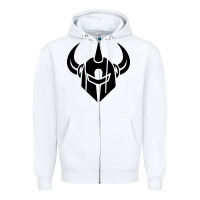 White darkstar skateboards Zipper Hoodie - artisFamous