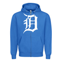 True Royal detroit Zipper Hoodie - artisFamous