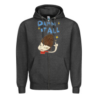 Charcoal Heather Damm It All Zipper Hoodie - artisFamous