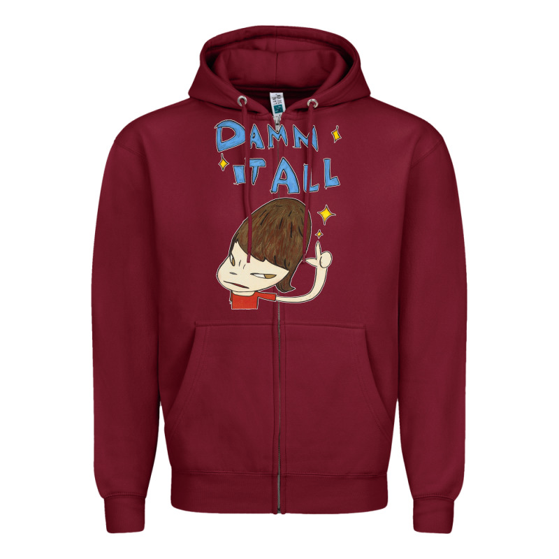 Damm It All Zipper Hoodie by artisFamous | Teevron