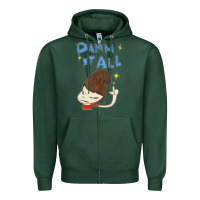 Sports Green Damm It All Zipper Hoodie - artisFamous
