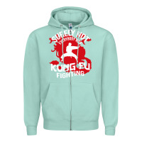 Seafoam surely not everybody was kung fu fighting Zipper Hoodie - artisFamous