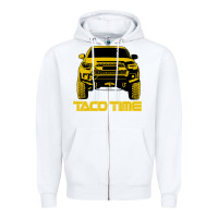 White taco time Zipper Hoodie - artisFamous