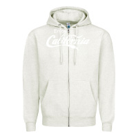 Oatmeal Heather enjoy california Zipper Hoodie - artisFamous