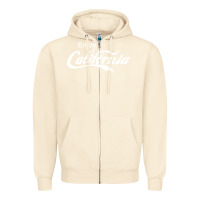 Sandshell enjoy california Zipper Hoodie - artisFamous