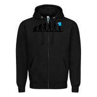 Black evolution spock Zipper Hoodie - artisFamous