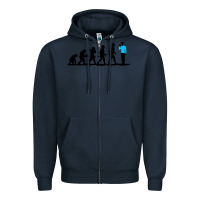 Navy evolution spock Zipper Hoodie - artisFamous