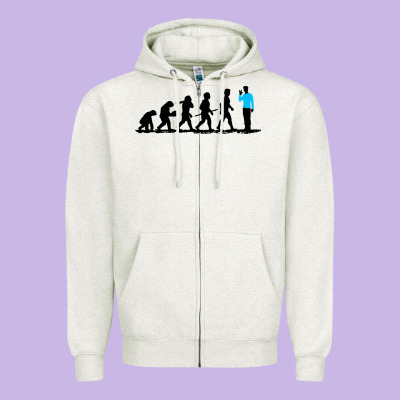 Evolution Spock Zipper Hoodie Designed By Artisfamous