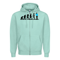 Seafoam evolution spock Zipper Hoodie - artisFamous