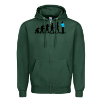 Sports Green evolution spock Zipper Hoodie - artisFamous