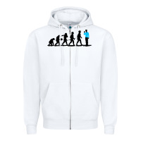 White evolution spock Zipper Hoodie - artisFamous