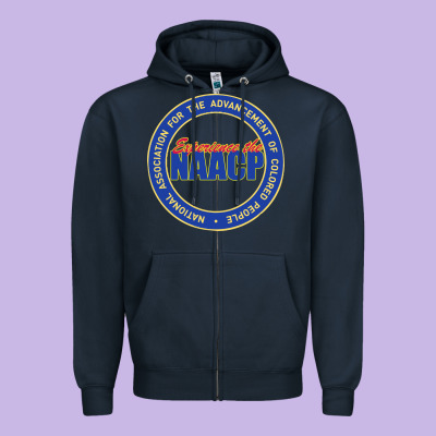 Experience The Naacp Zipper Hoodie Designed By Artisfamous