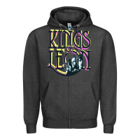 Charcoal Heather kings of leon Zipper Hoodie - artisFamous
