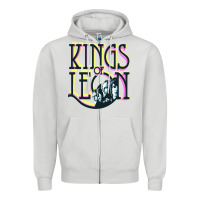 Dove Grey kings of leon Zipper Hoodie - artisFamous