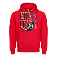 Red kings of leon Zipper Hoodie - artisFamous