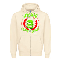 Sandshell voodoo glow skulls Zipper Hoodie - artisFamous