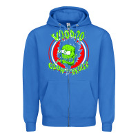 True Royal voodoo glow skulls Zipper Hoodie - artisFamous