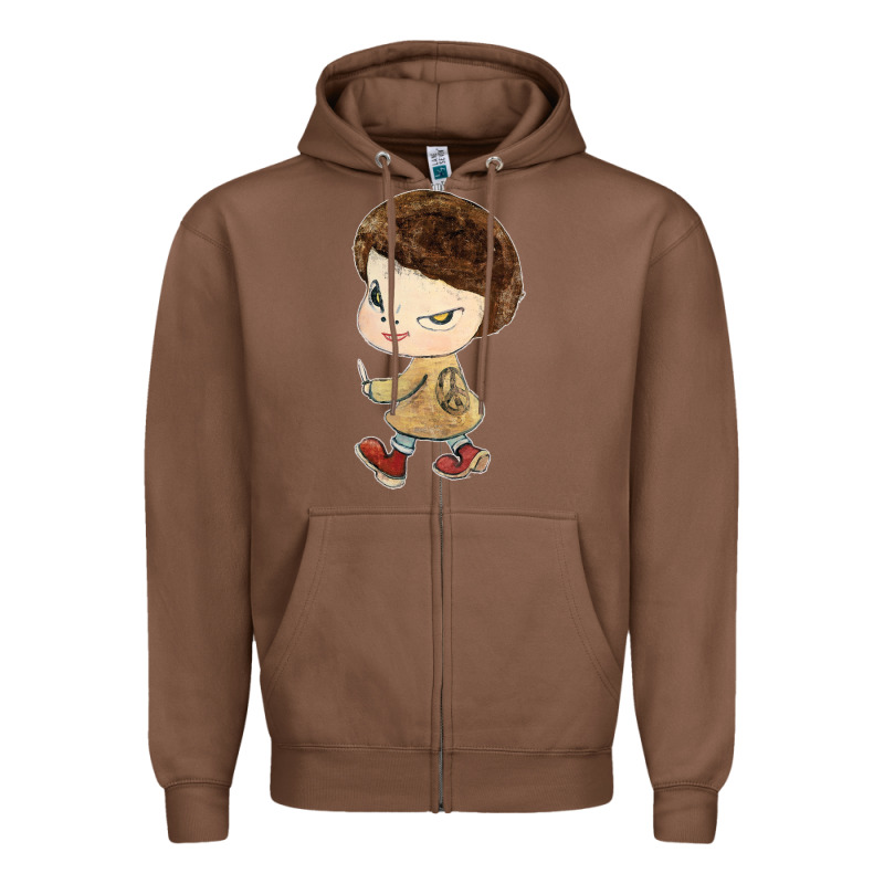Little Yoshitomo Knives Zipper Hoodie by artisFamous | Teevron