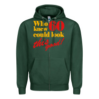 Sports Green funny 60th birthday this good Zipper Hoodie - artisFamous