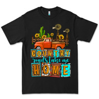 Black country roads take me home olivia Premium Tee - OliviaCreatesArt