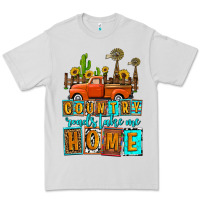 Dove Grey country roads take me home olivia Premium Tee - OliviaCreatesArt