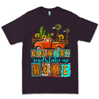 Plum country roads take me home olivia Premium Tee - OliviaCreatesArt