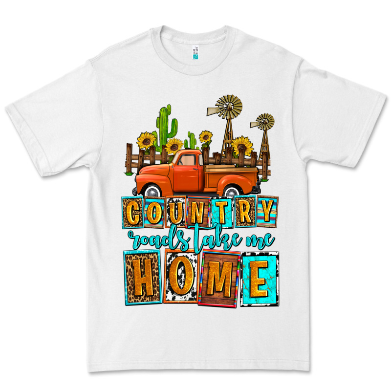 Country Roads Take Me Home Olivia Premium Tee by OliviaCreatesArt | Teevron