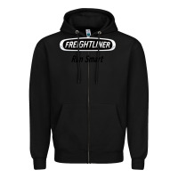 Black freightliner run smart Zipper Hoodie - artisFamous