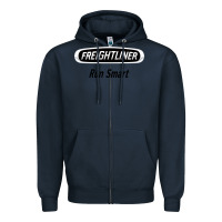Navy freightliner run smart Zipper Hoodie - artisFamous