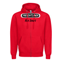 Red freightliner run smart Zipper Hoodie - artisFamous