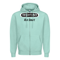 Seafoam freightliner run smart Zipper Hoodie - artisFamous