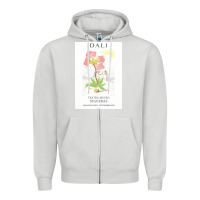 Dove Grey DALI teatro museo figueras Zipper Hoodie - artisFamous