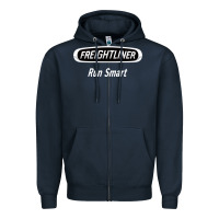 Navy freightliner run smart Zipper Hoodie - artisFamous