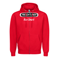 Red freightliner run smart Zipper Hoodie - artisFamous