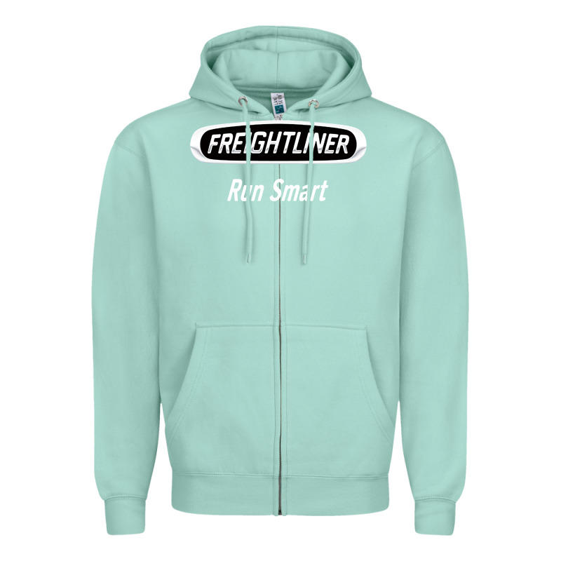 Freightliner Run Smart Zipper Hoodie by artisFamous | Teevron
