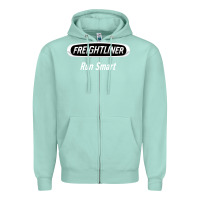 Seafoam freightliner run smart Zipper Hoodie - artisFamous