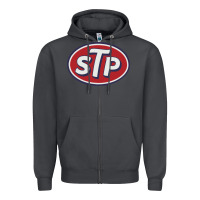 Smoke stp motor oil distressed Zipper Hoodie - artisFamous