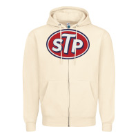Sandshell stp motor oil distressed Zipper Hoodie - artisFamous
