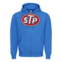 True Royal stp motor oil distressed Zipper Hoodie - artisFamous