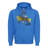 True Royal calvin hobbes Zipper Hoodie - artisFamous