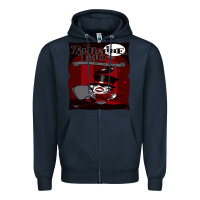 Navy alkaline trio Zipper Hoodie - artisFamous