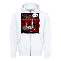 White alkaline trio Zipper Hoodie - artisFamous
