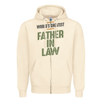 Sandshell World's Greatest Father-In-Law - Dad and Grandpa Zipper Hoodie - artisFamous
