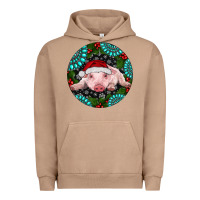 Pigment Burro Baby Pig Christmas Urban Hoodie - RanaPortraitStore