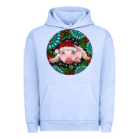 Pigment Grape Ice Baby Pig Christmas Urban Hoodie - RanaPortraitStore