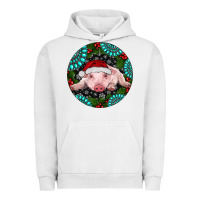 Pigment Lunar Rock Baby Pig Christmas Urban Hoodie - RanaPortraitStore