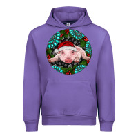 Tulip Baby Pig Christmas Urban Hoodie - RanaPortraitStore