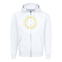 White spacex drone ship Zipper Hoodie - artisFamous