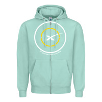 Seafoam spacex drone ship Zipper Hoodie - artisFamous