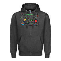 Charcoal Heather Contemporary Miro Zipper Hoodie - artisFamous
